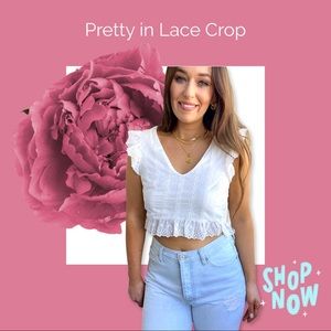 Pretty in Lace crop top